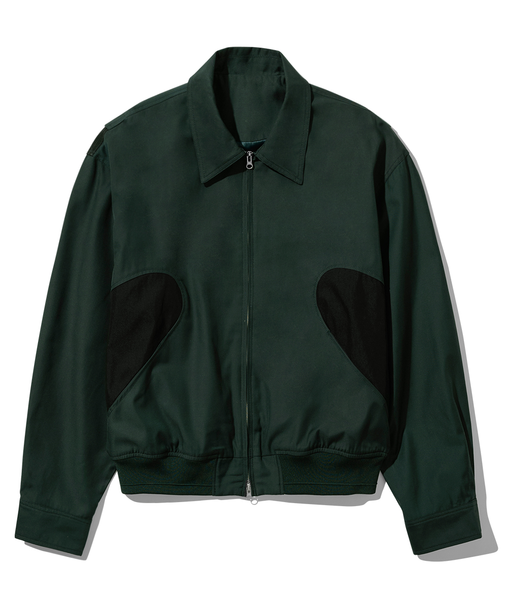 Wearable Color Blouson Jacket_Dark Green