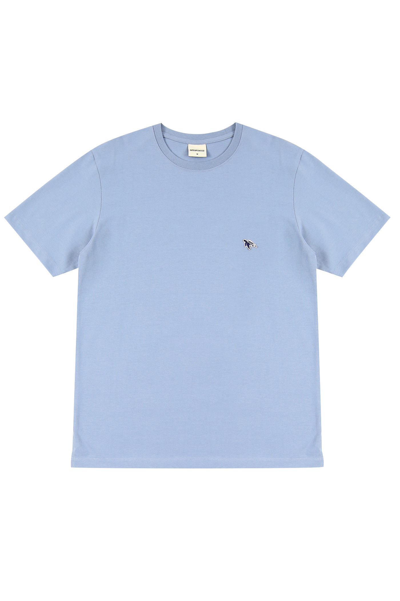 Turtle Patches T-shirt_Steel blue