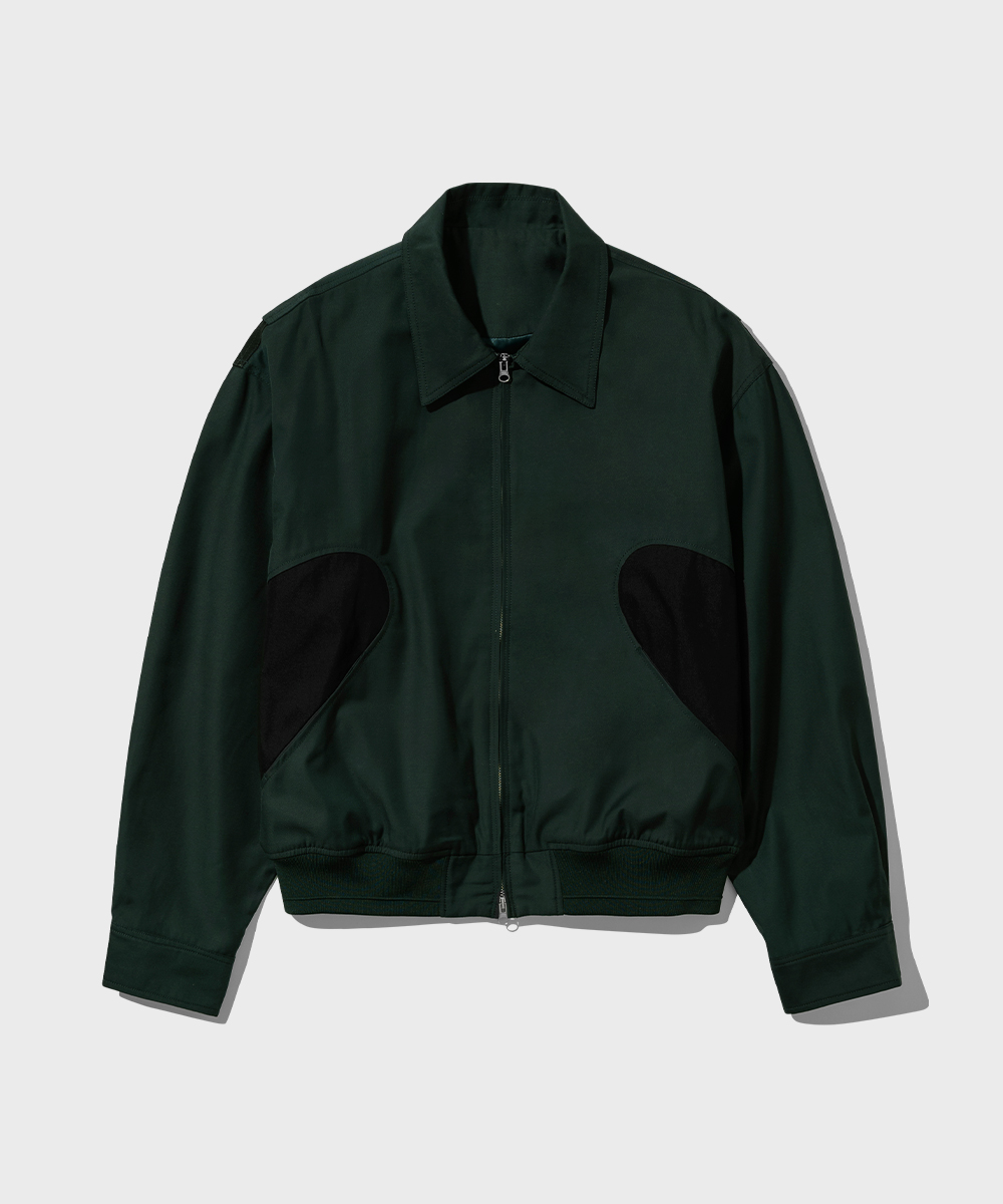 Wearable Color Blouson Jacket_Dark Green