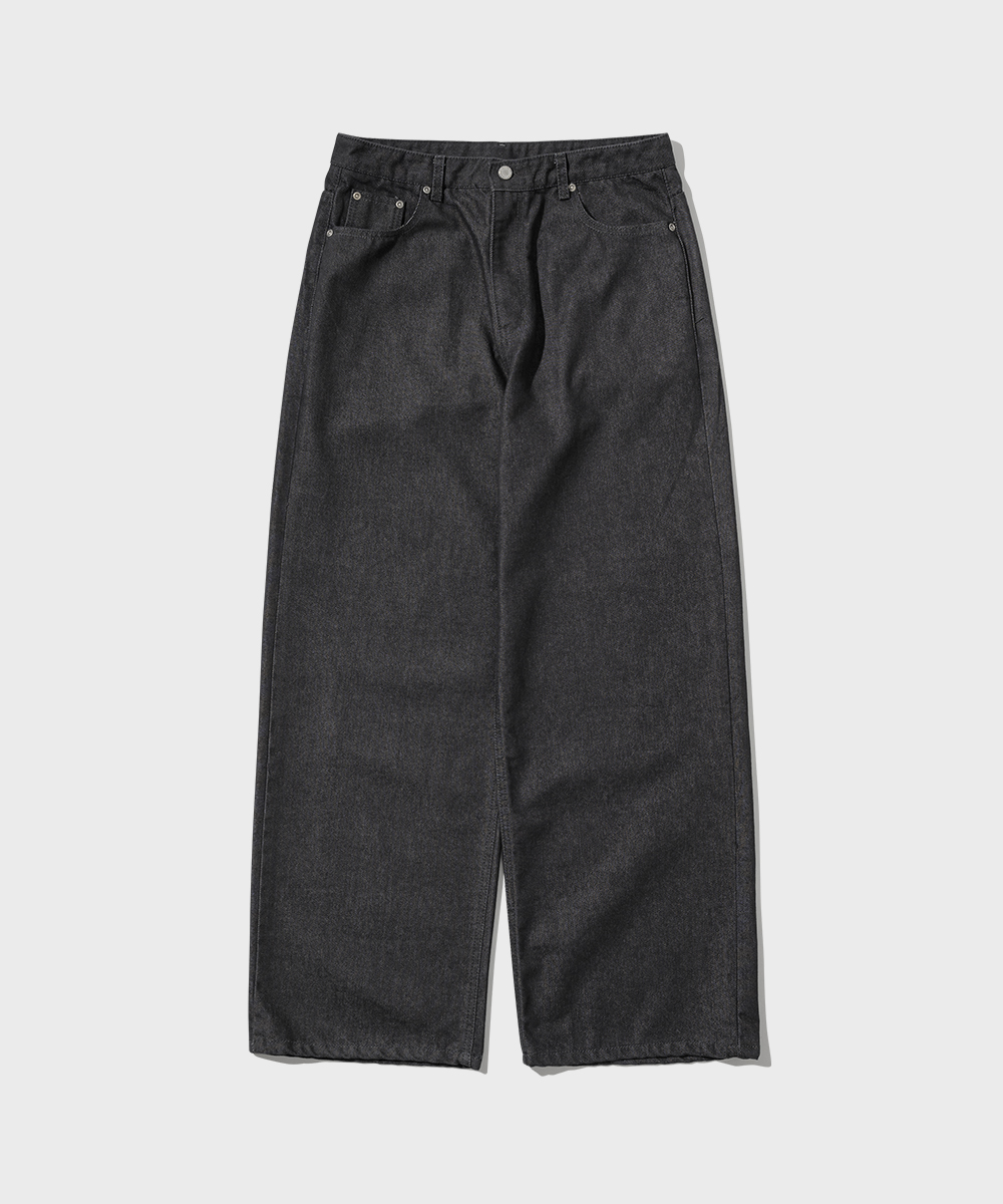Essential Wide Cotton Pants_Grey